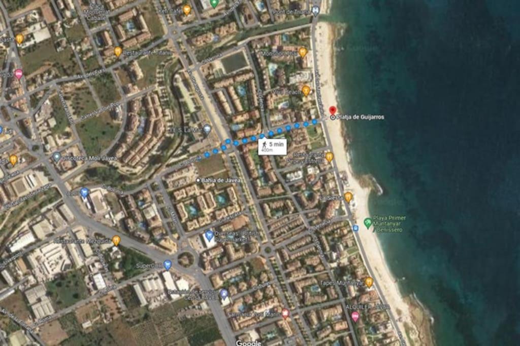 Javea Beach Blue House Ngoại thất bức ảnh