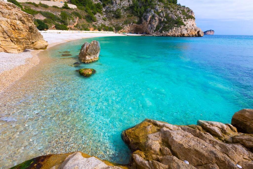 Javea Beach Blue House Ngoại thất bức ảnh
